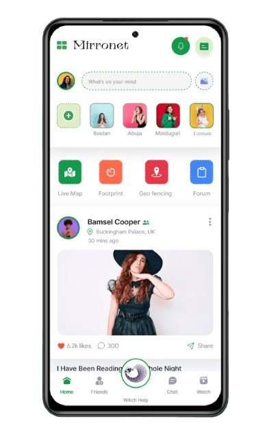 Mirronet App Preview